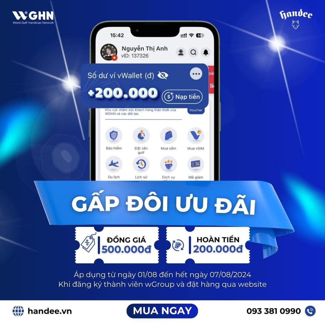 hoàn tiền vào app wghn handee